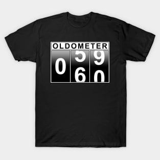 60th Birthday Oldometer T-Shirt